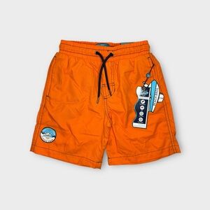 Beach Bros. Orange Swim Trunks